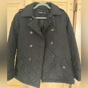 Lauren by Ralph Lauren Peacoat-Style Waterproof Jacket. Size: Small.
